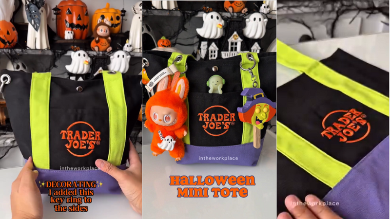Ý tưởng thiết kế bao bì Halloween túi tote đầy chất nghệ thuật của Trader Joe’s Ý tưởng thiết kế bao bì Halloween túi tote đầy chất nghệ thuật của Trader Joe’s