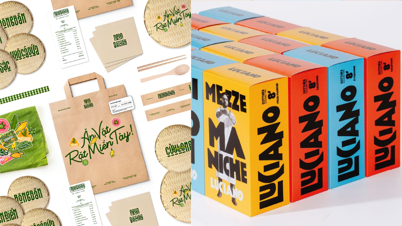 Xu hướng bao bì tập trung vào typography Xu hướng bao bì tập trung vào typography