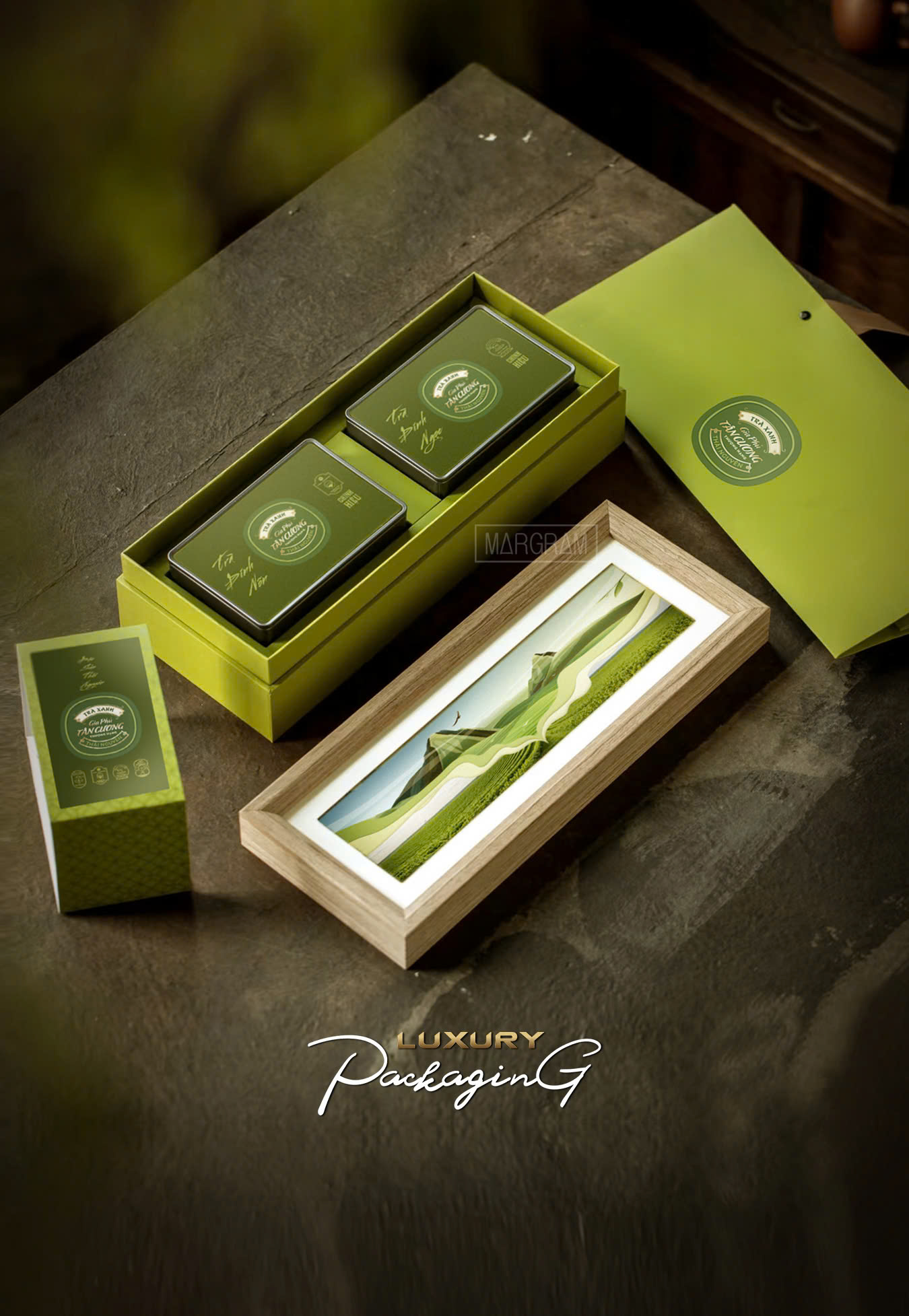 bao b&igrave; tr&agrave; cao cấp cho qu&agrave; tặng