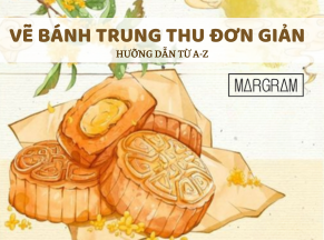 Vẽ bánh trung thu đơn giản - Hướng dẫn từ A-Z