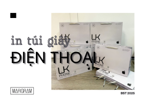 Cẩm nang từ A-Z in túi giấy đựng điện thoại