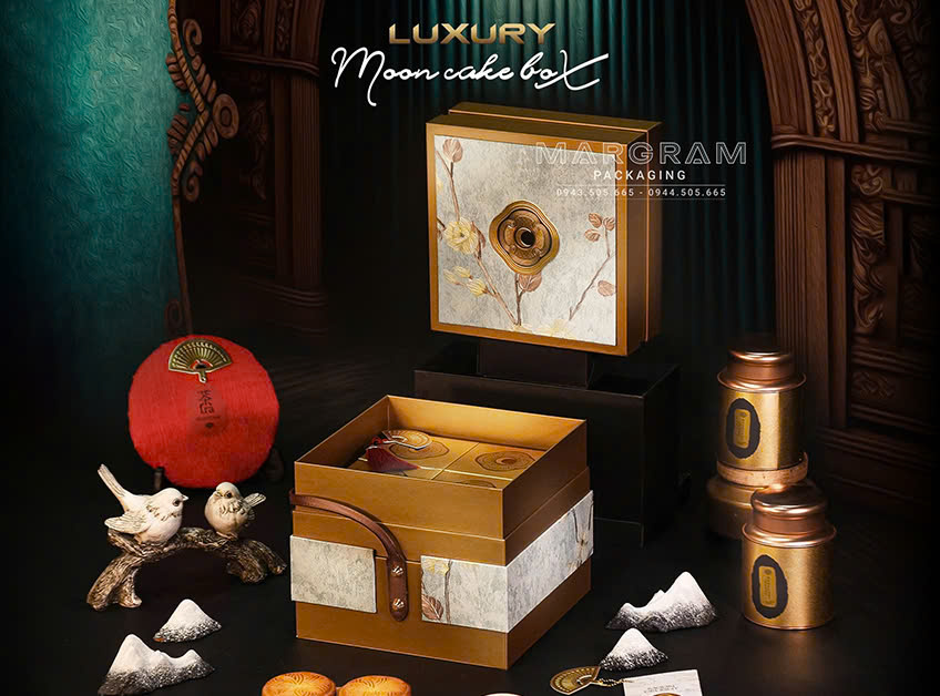 Luxmoon 2025 – Bộ sưu tập bao bì bánh trung thu cao cấp chuẩn 5 sao, linh hoạt số lượng đặt hàng
